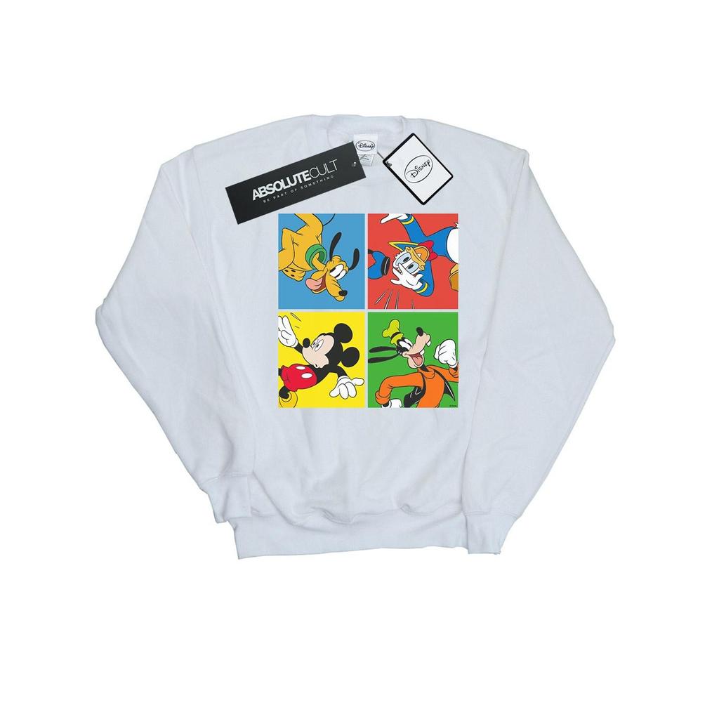 Disney Mens Mickey Mouse Friends Sweatshirt