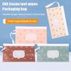 1 шт. Ева Портативная коробка для салфеток на кнопках Сумка для влажных салфеток Крышка-клапан Косметичка Уличные полезные аксессуары для детской коляски