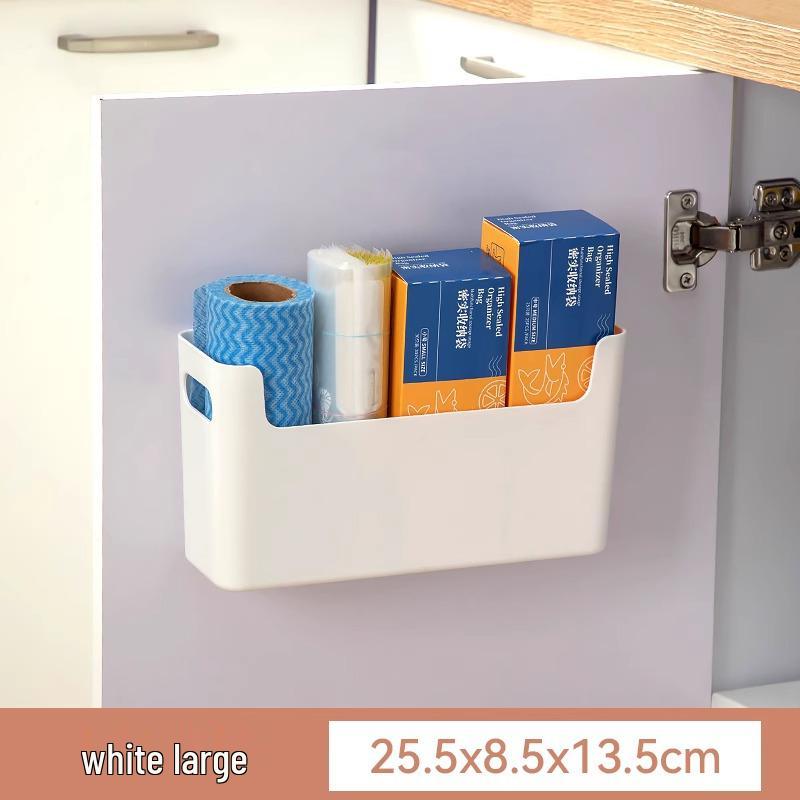 Настенный кухонный шкафчик, полка для хранения дверей и органайзер для пищевой пленки