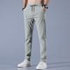 Men's Quick-Dry Ice Silk Pants: Summer 2024 Loose, Thin, Straight Sports & Casual Trousers