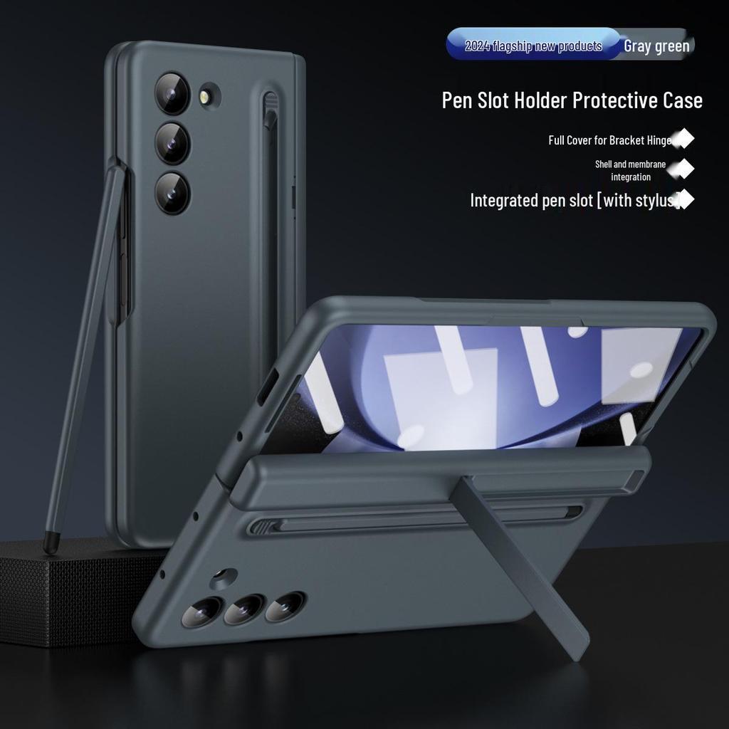 Чехол для телефона Samsung Z Fold8 Ultra со слотом для стилуса и защитной пленкой для экрана для Fold7/6, подставка для стилуса.