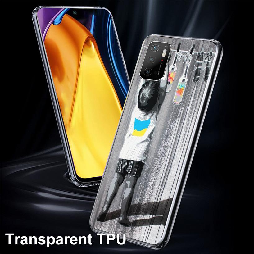 Street Art Banksy Graffiti Phone Case For Xiaomi Poco X7 X6 X5 Pro F7 Ultra Redmi 15C 15 13C 13 12C 12 10 10A 10C 9 9A 9C 9T Cov