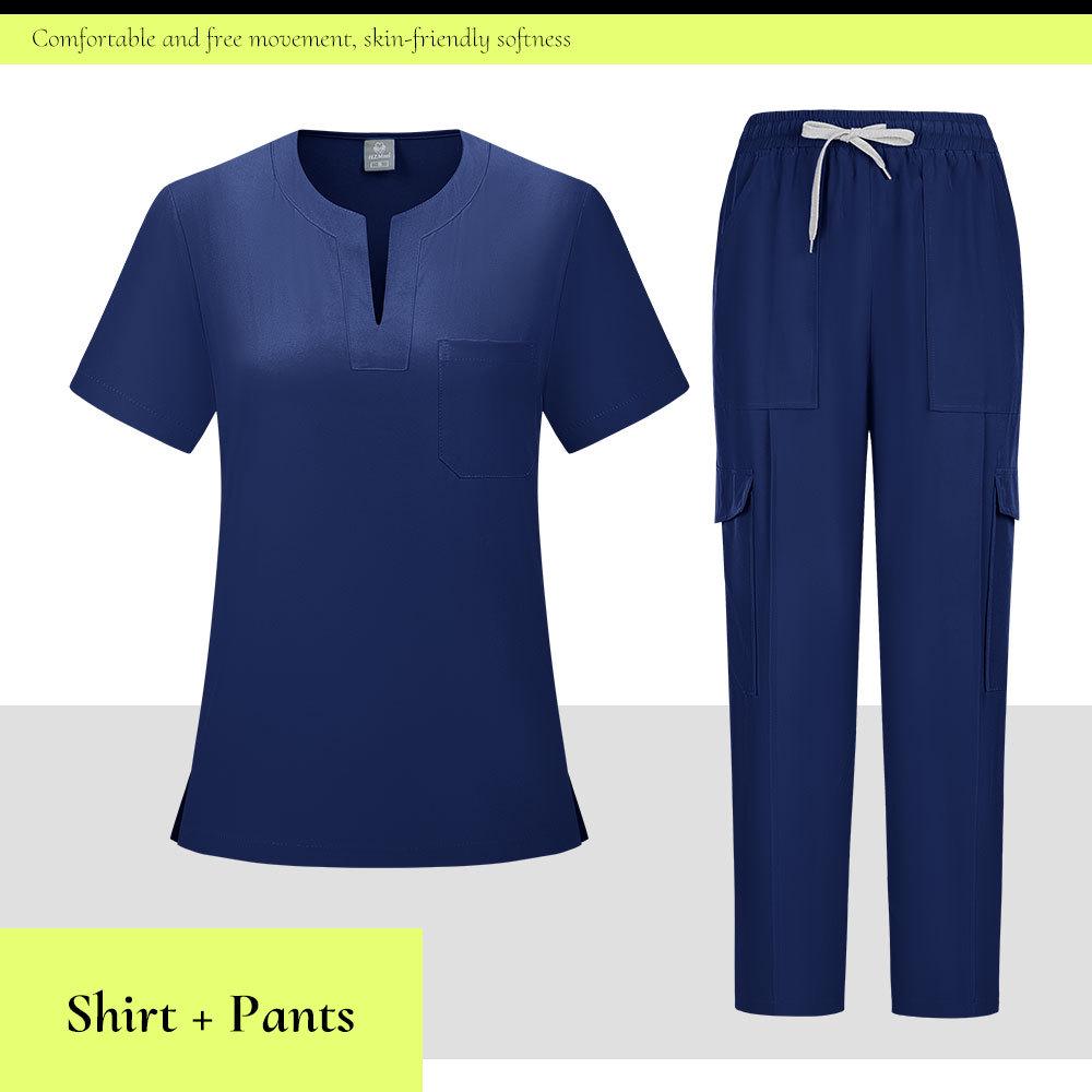 Детская больница Медсестринская форма - Женский дышащий, влагоотводящий медицинский костюм