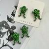 1Pair Without Pierced Animal Ear Studs Funny Ear Bone Clip Personality Frog Earrings  Women