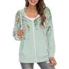 Spring Autumn Women's Clothing Butterfly Printed Hooded Sweatshirt Zipper Down Gradient Color Hoodies Coat for Women