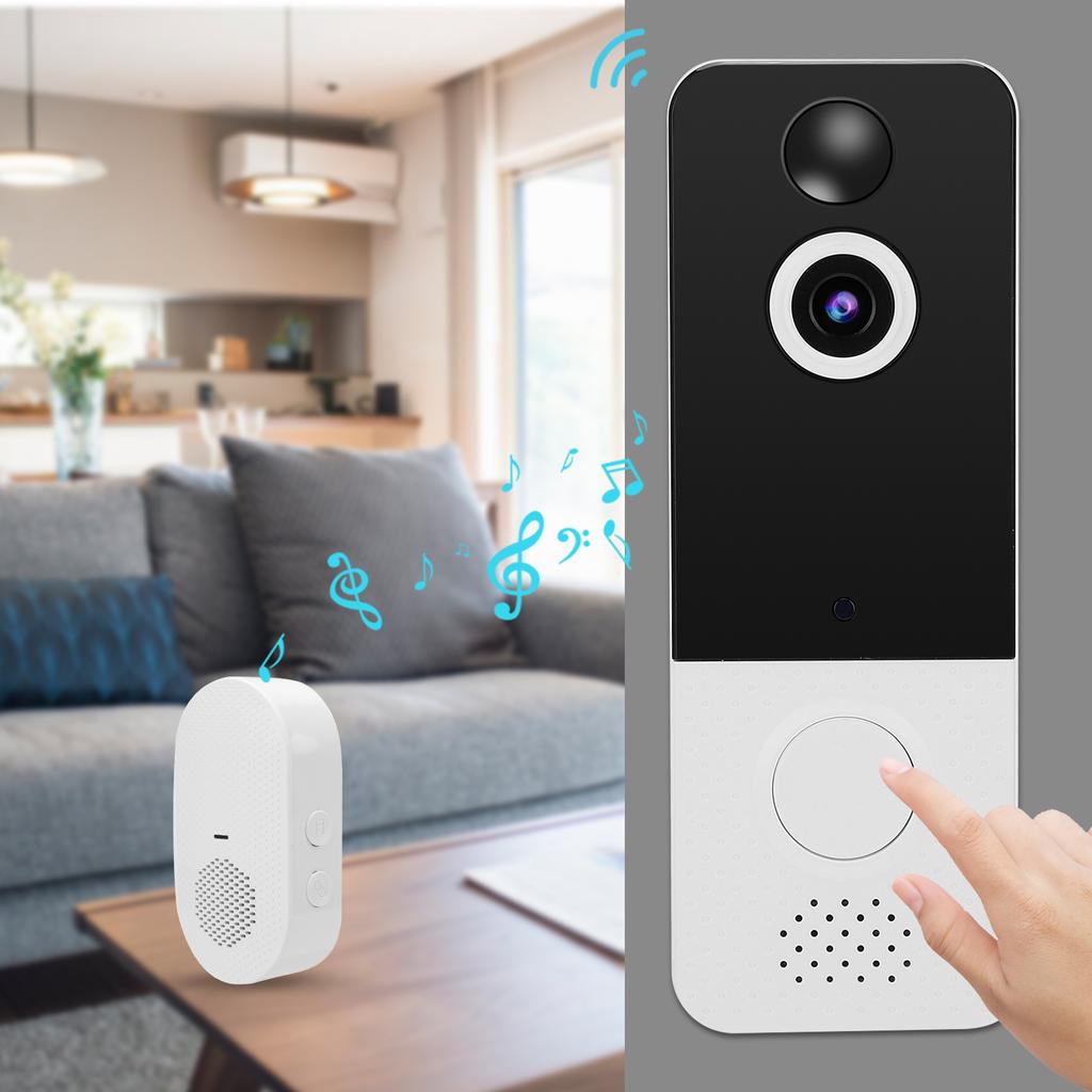 1080P WiFi Видеодомофон PIR ночное видение APP Пульт дистанционного управления с Ding Dong Bell для виллы, домашнего офиса