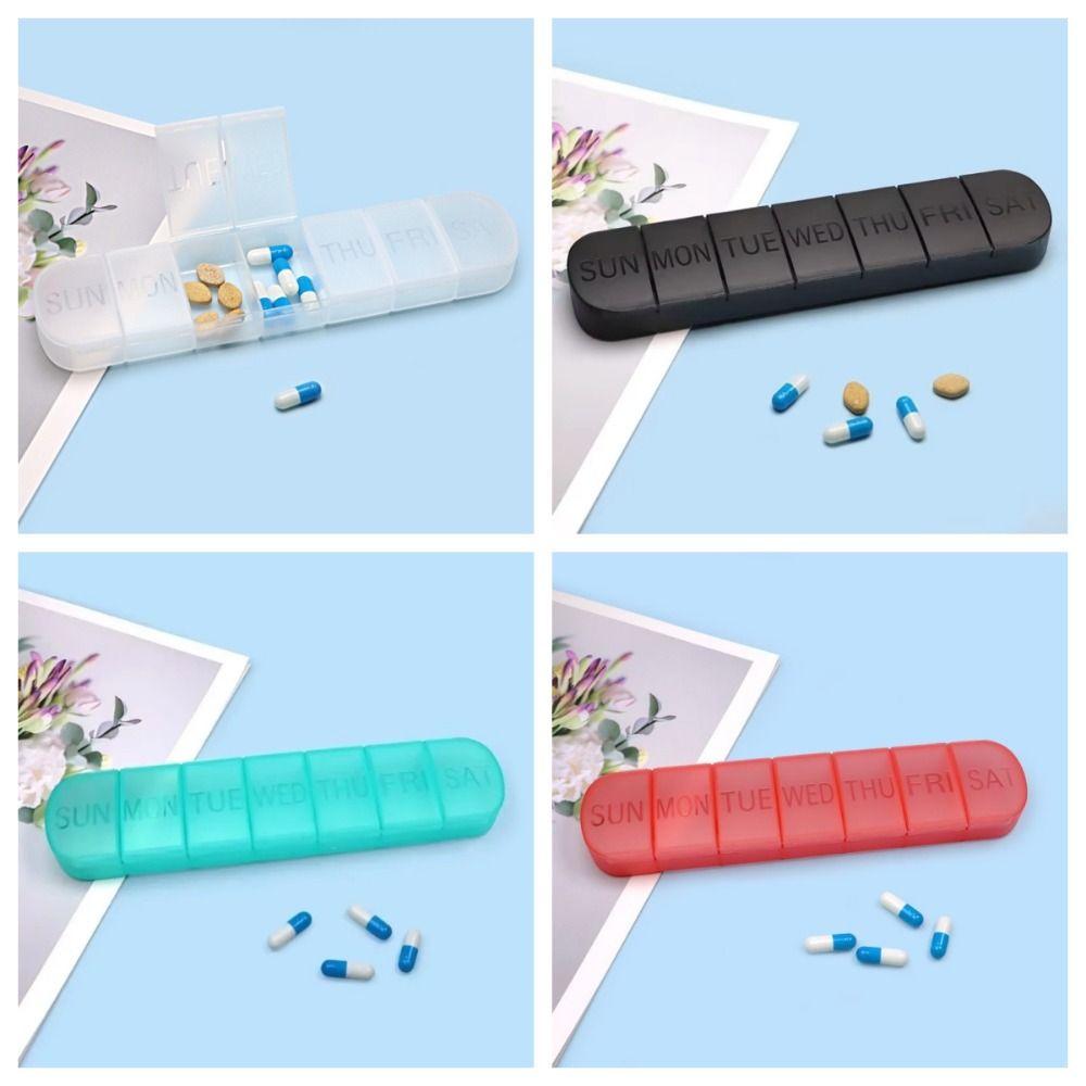 Еженедельная коробка для лекарств большой вместимости, органайзер для таблеток, контейнер для таблеток