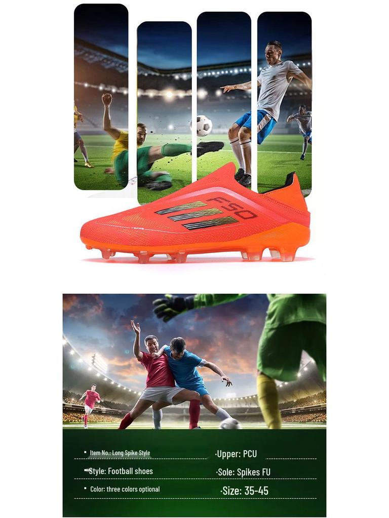 Унисекс футбольные бутсы AG с длинными шипами для взрослых - Обувь для занятий спортом на открытом воздухе