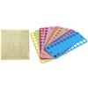 10Pcs Stackable Design Embroidery Floss Organizer 20 Holes Thread Winding Board  For Cross Stitch