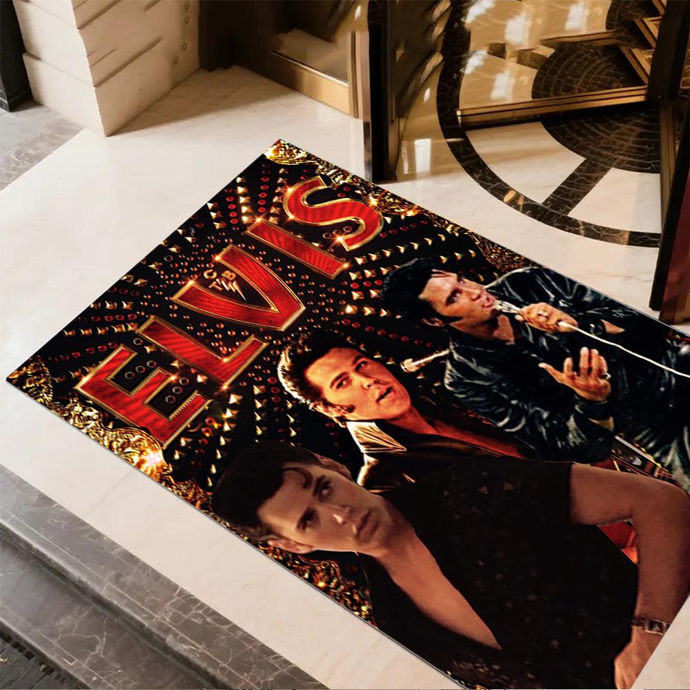 Elvis Presley: Rock 'n' Roll Legend Carpet Suitable for Kitchen Game Room Hallway Living Rooms Antislip Carpet Decorate Offices