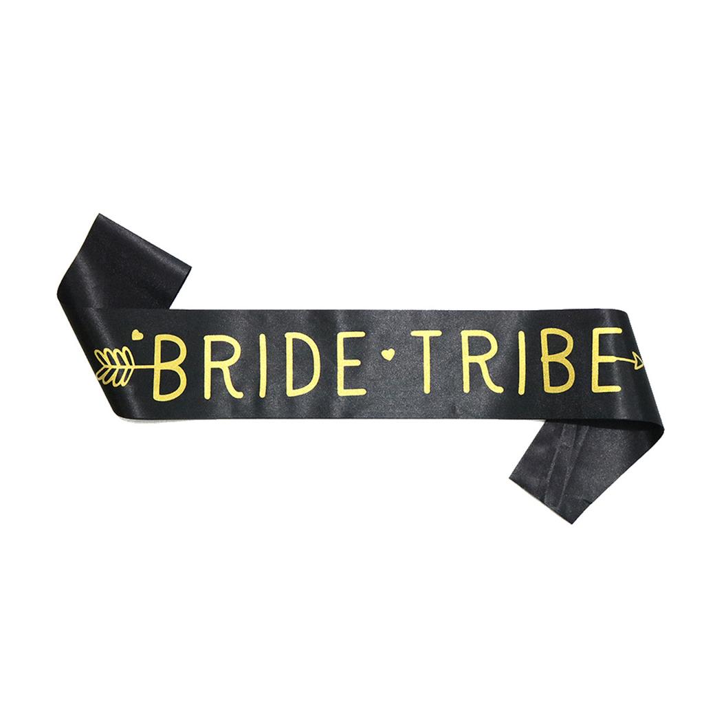 European And American Bachelorette Party Bridal Wedding Etiquette Belt Bridesmaid Shoulder Strap Ribbon Customization