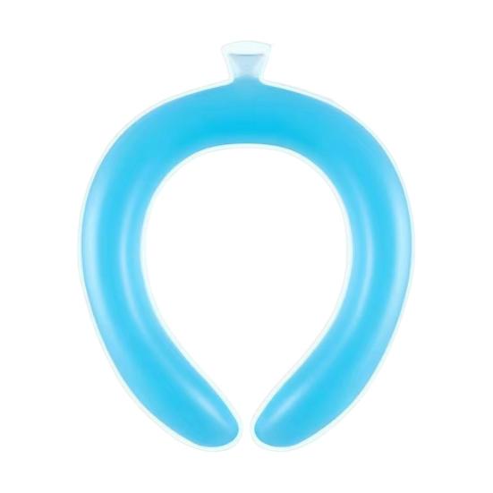 Summer Neck Cooling Tube Wearable Neck Cooler Lightweight Reusable Ice Cold Ring Outdoor Heatstroke Prevention Portable Neck Wrap Collar