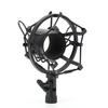 Black Spider Universal Microphone Shock Mount Holder Adapter Clamp Clip 48-51MM Large Diameter Studio Condenser Mic Anti-Vibration