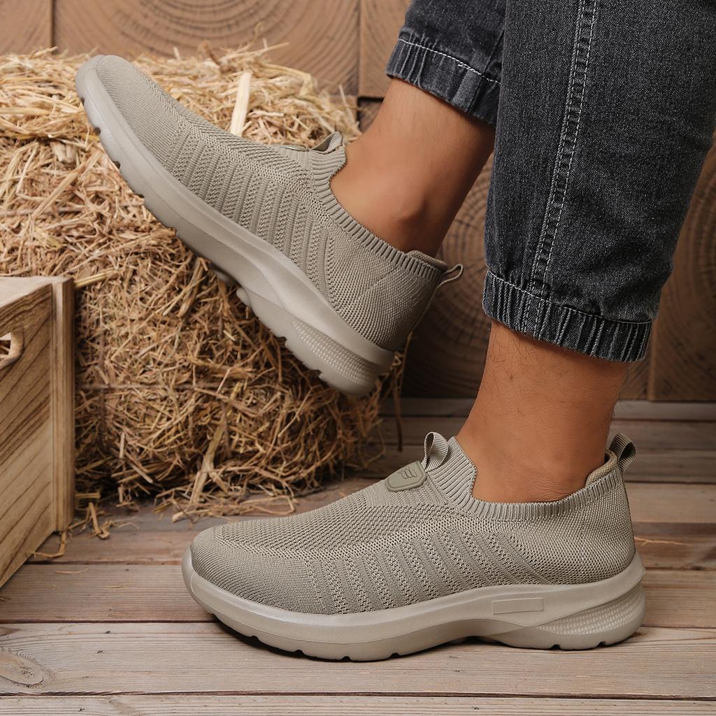 Men's Solid Color EVA Casual Shoe Lightweight Comfortable Single Sole Non-Tiring Footwear for Everyday Use Men's Shoes