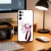 H-Hazbin Hotel A-Angel Dust Чехол для телефона Черный Силиконовый Мягкий Для Samsung S25,S24,S21,S22,S23,S30,Ultra,S20,Plus,Fe,Lite