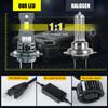 2 шт. 30000LM H7 светодиодные лампы для фар Mini Turbo H4 LED Hi/Lo Beam H11 H8 9005 HB3 9006 HB4 60 Вт автомобильные противотуманные фары фары Auto Plug&Play Lamp 6500K Белый