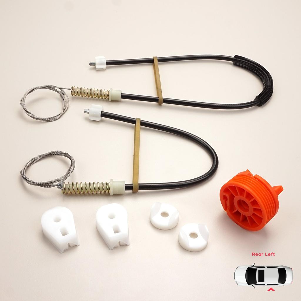 EWR565 Electric Window Regulator Repair Set Rear Left for Renault Megane MK2 EM0/1 2002-2009 CC Cabriolet Convertible 8201010933