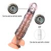 10Inch Large Penis Thickened Enlargers Barbed Sleeve Men's Thick Condom Lengthen Delay Ejaculation Lock Sperm for Male Sex Toys