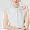 Women Bowknots Fake Collar Autumn False Collar Neckwear Decorative Female White Lapel Blouse Tops Shirt Detachable Collar