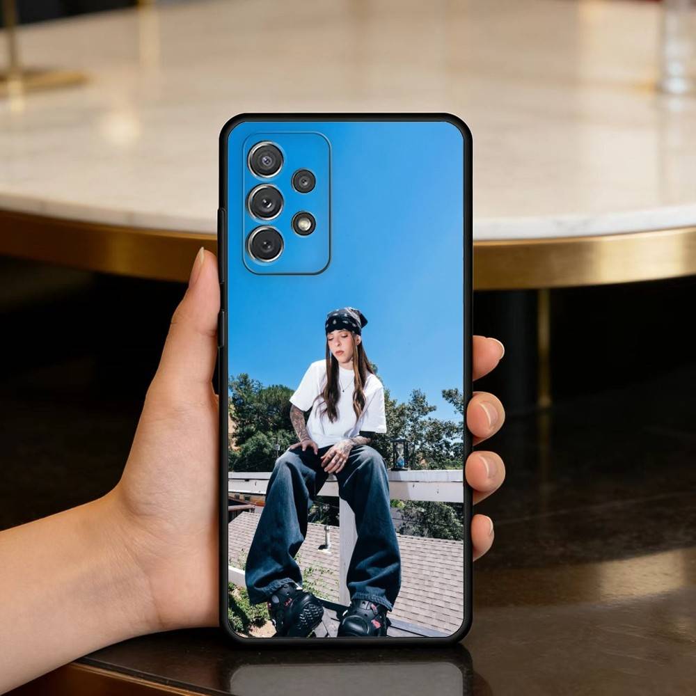 Hot Y-Young M-Miko Singer Phone Case For Samsung Galaxy A73,A72,A71,A70,A53,A52,A51,Soft Silicone Black Cover