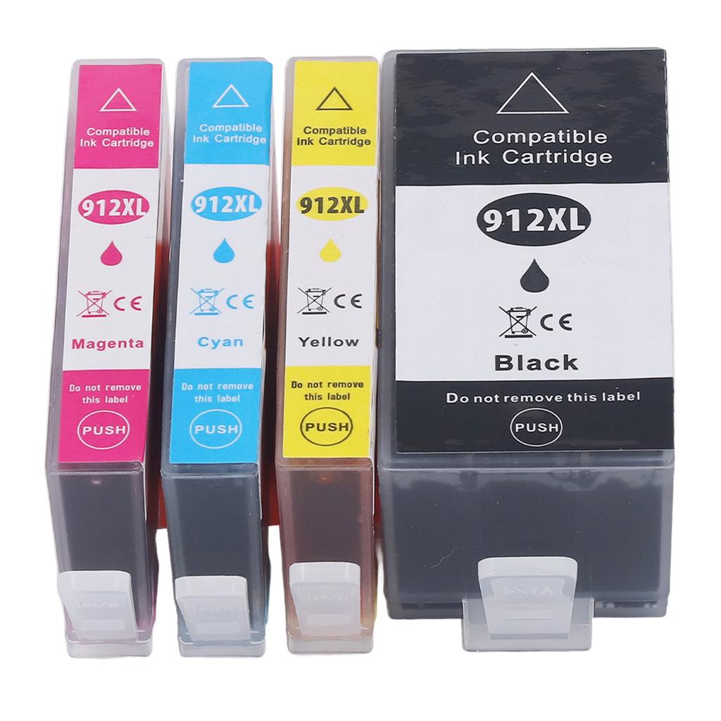 Printer Ink Cartridge Printer Clear Printing BK C M Y Ink Cartridge Replacement for OfficeJet 8010