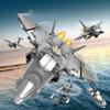 4 In 1 J-35 Stealth Fighter Military Series Boy Building Blocks Toy Gift No Box