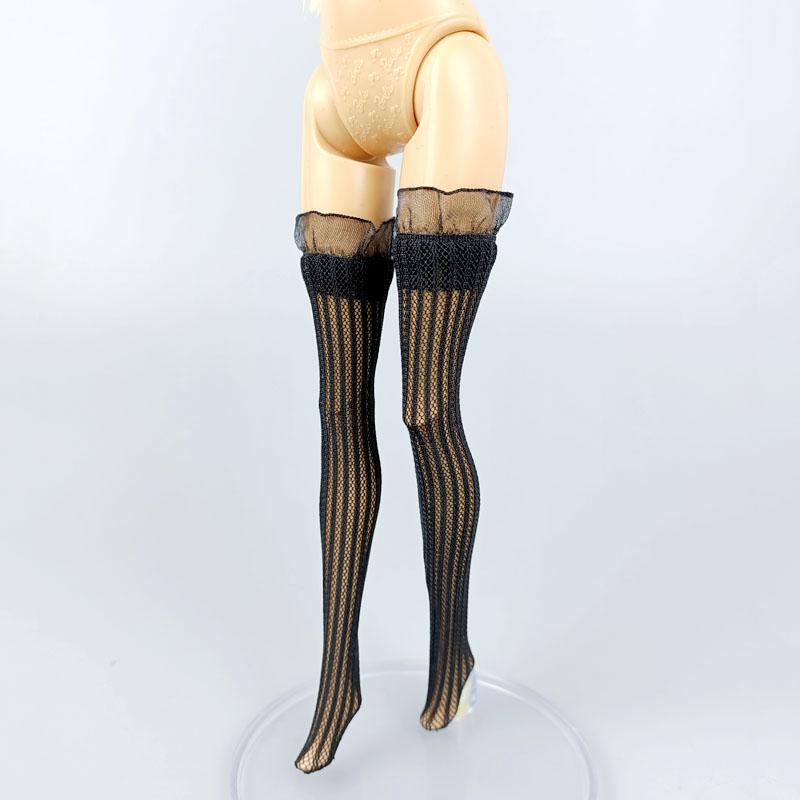 1 пара кружевных носков для куклы Блайт, носки среднего размера для Blythe, чулки выше колена для кукол Blythe, аксессуары для детей