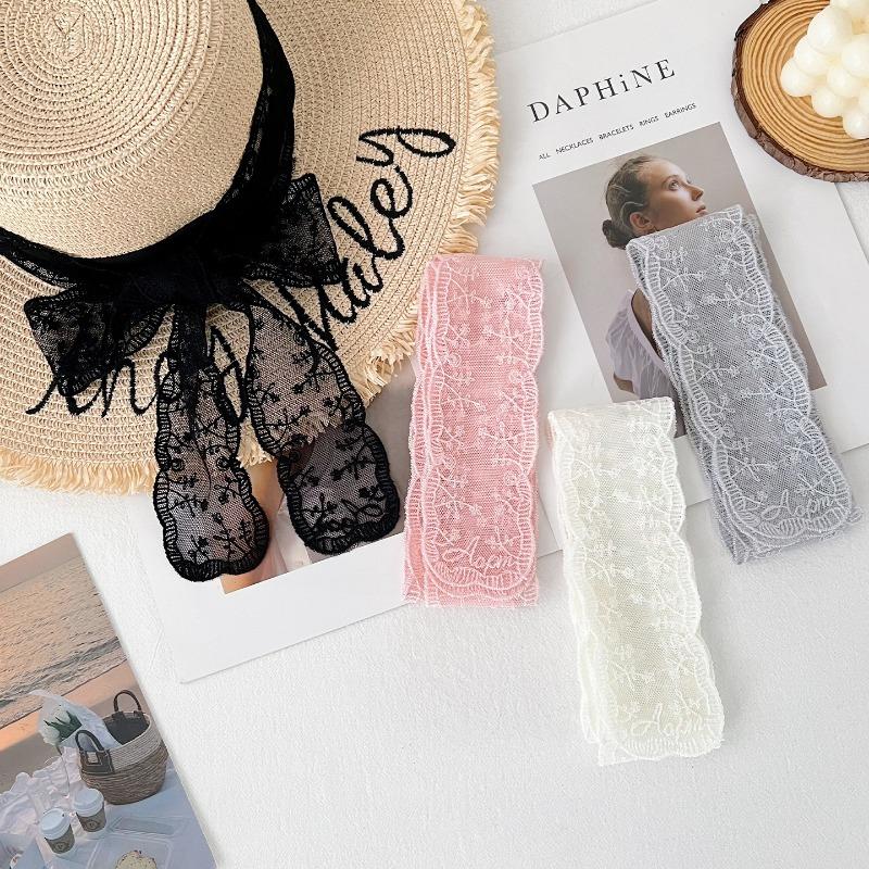 Multifunctional Long Lace Scarf Versatile Belt Ribbon Hair Band For Women