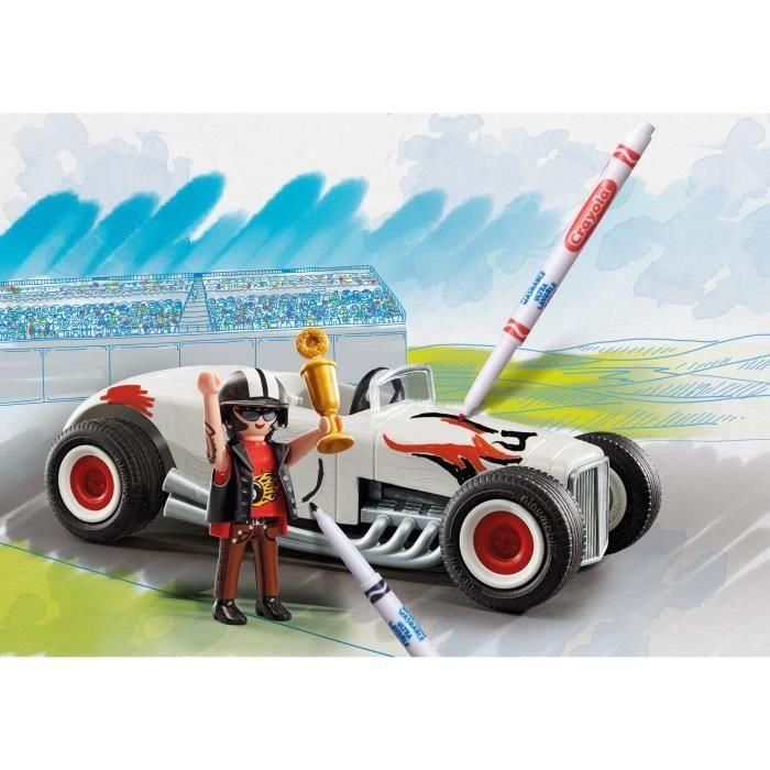 PLAYMOBIL Color 71376 Гоночная машина, Создавай новые истории в своих цветах, 20 деталей, От 5 лет