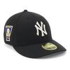 New Era LP 59FIFTY Cap MLB New York Yankees NY Black 2 Black Side Patch Under Exclusive To and Gokyu Fifty 5950 Side Low Summer Sun UV Stylish Various