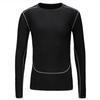 Мужской быстросохнущий компрессионный базовый слой с длинным рукавом для баскетбола и фитнеса