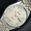 ВИНТАЖНЫЕ МУЖСКИЕ АВТОМАТИЧЕСКИЕ ЧАСЫ SEIKO ОТРЕМОНТИРОВАННЫЕ ЯПОНИЯ СЕРЕБРИСТЫЙ ЦВЕТ ЦИФЕРБЛАТ a708562-1