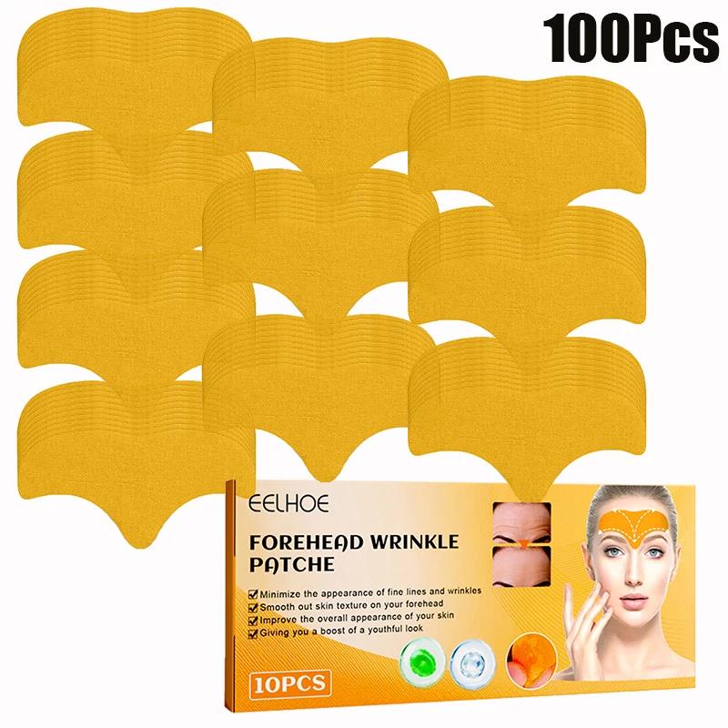 10-100pcs Forehead Wrinkle Patches Anti Wrinkles Facial Patches Natural Forehead Line Removal Gel Patch Face Skin Patch 3