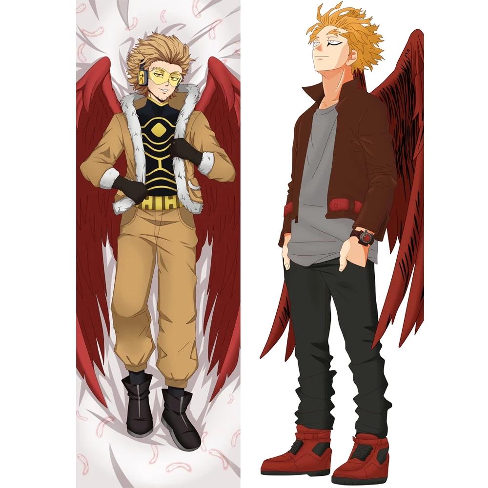 Аниме My Hero Academy Takami Keigo Hawks Dakimakura, обнимающая наволочка для тела, чехол для подушки с 3D принтом, домашнее постельное белье, наволочка