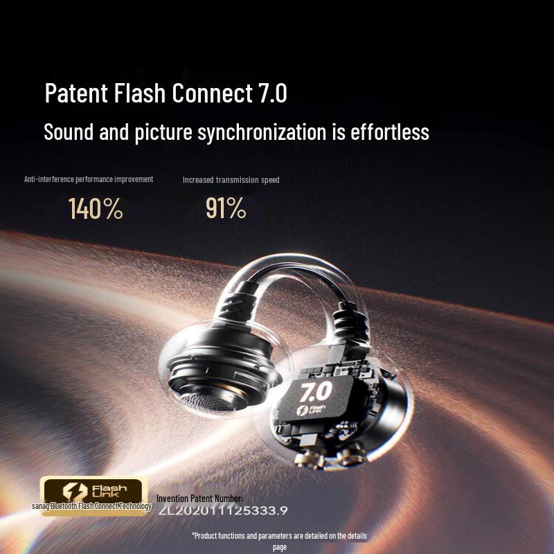 Bluetooth-гарнитура SANAG S7SAI с зажимом для уха, костной проводимостью