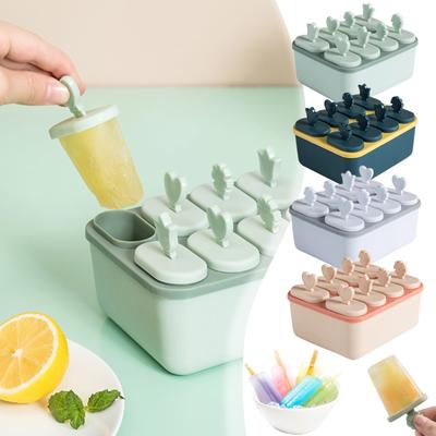 Nikitas Лето DIY покрытая 8-решетчатая коробка для мороженого Самодельное мороженое со льдом