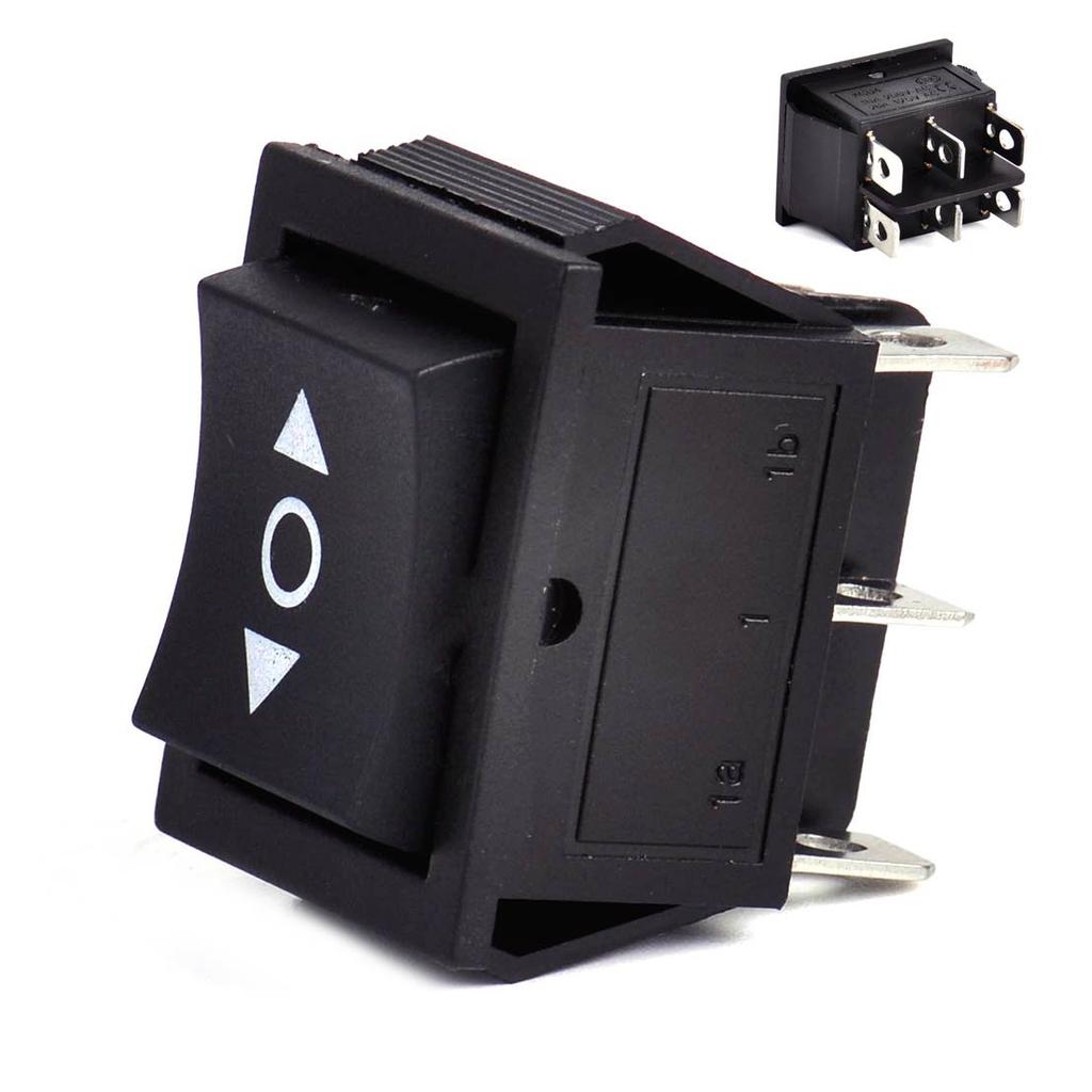 6-контактный 3-позиционный переключатель On Off On DPDT Rocker Switch Control Button Power Window