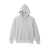 Parka Long Sleeve Fleece COTTON USA One Point Logo Embroidery Zip Hooded Sweatshirt Oxford Gray [Champion] C3-W104/C3-W104L/C3-W104Z/C3-Y137/C3-Y137L