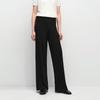 OVVOVV Women's Classic Elastic Waist Knit Wide-Leg Pants