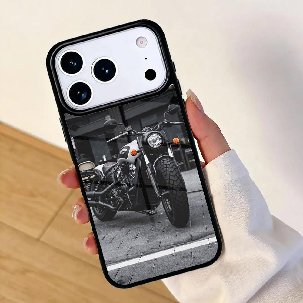 Best Latest Cool motorcycle Mobile Phone Case for IPhone 17 AIR 16pro Max 15 14 13 12 11 Bumper Cover