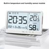 Цифровой гигрометр, настенный, высокоточный, с сенсорной кнопкой, обнаружение влажной и сухой АБС-пластика, антикоррозийный тестер влажности для дома