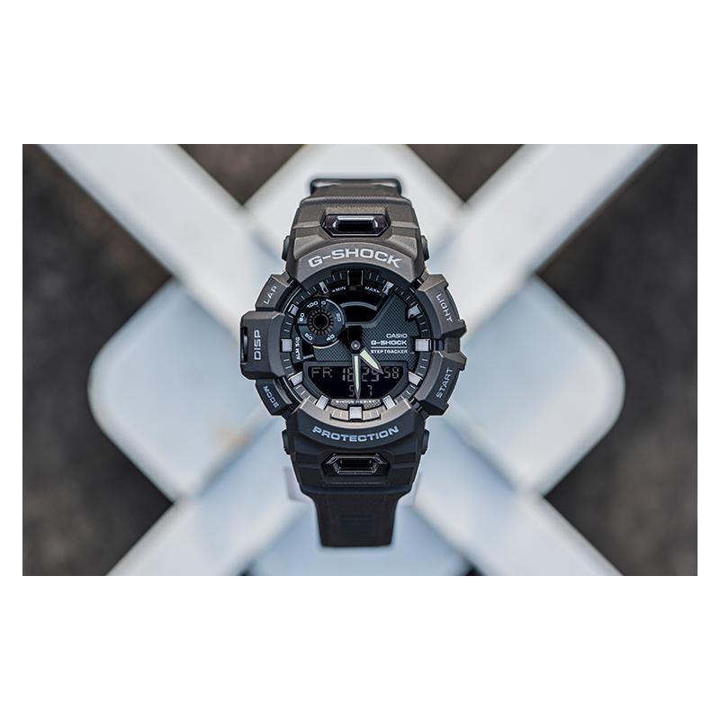 Casio G-SHOCK Серия G-SQUAD ударопрочные, противомагнитные, многофункциональные для бега, кварцевый механизм, полимерный ремешок, японский и корейский GBA-900-1APR