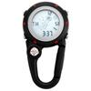 JEWELRYWE Carabiner Watch Digital Clip Watch Keychain Carabiner Watch 3ATM Waterproof Unisex