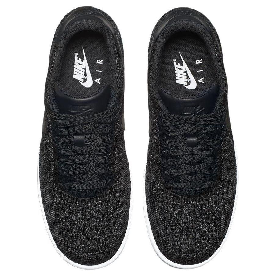 Nike Air Force 1 Slip Resistant Abrasion Resistant Low top Skateboard Shoes Women's Black White 820256-001