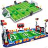 Compatible City France Football Field Team Figures German Soccer Players Russia Kicker Building Blocks Kids Toys