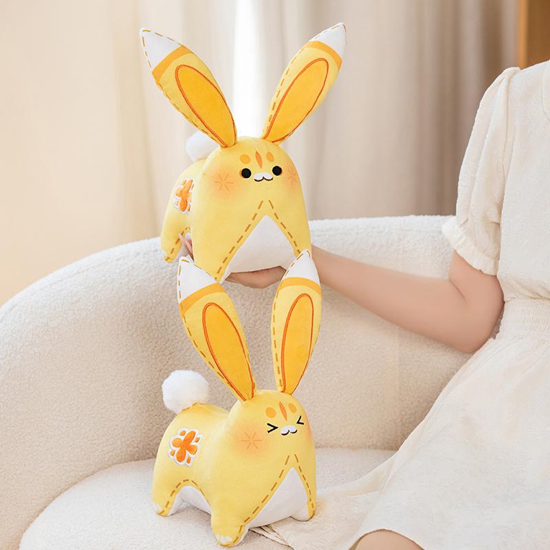 Genshin Impact Props Laurel Rabbit плюшевая игрушка подушка мультфильм аниме мягкие плюшевые игрушки куклы девочка подарок