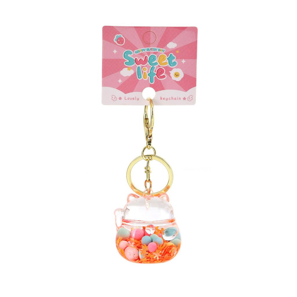 Liquid Eyecatching Acrylic Panda Keychain Trendy And Fun Gift For Friends Family And