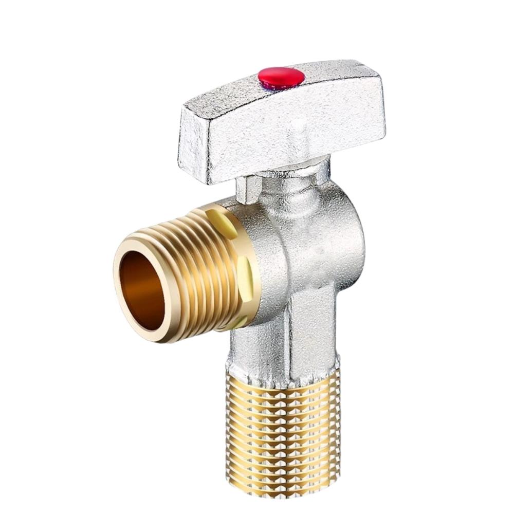 Brass Large Flow Water Stop Valves For Gas Water Heater Toilet Faucet
