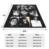 MJ M-Майклс Поп-певец Одеяло Дж-Джексоны Фото Кемпинг Фланелевый Плед Теплое Мягкое Диван Кресло Софа Кровать Покрывало Подарок