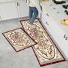 Кухонный напольный коврик, противоскользящий коврик для ванной комнаты, входная дверь, домашний винтажный коврик для коридора, гостиной, дивана, ковер для гостиной, длинные коврики